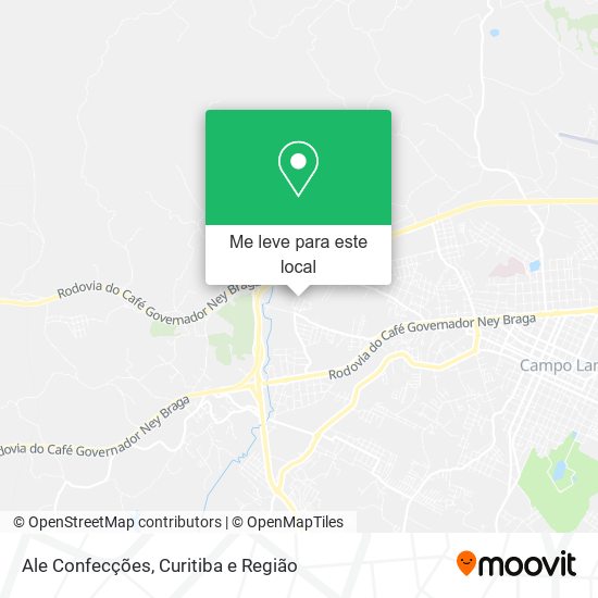 Ale Confecções mapa