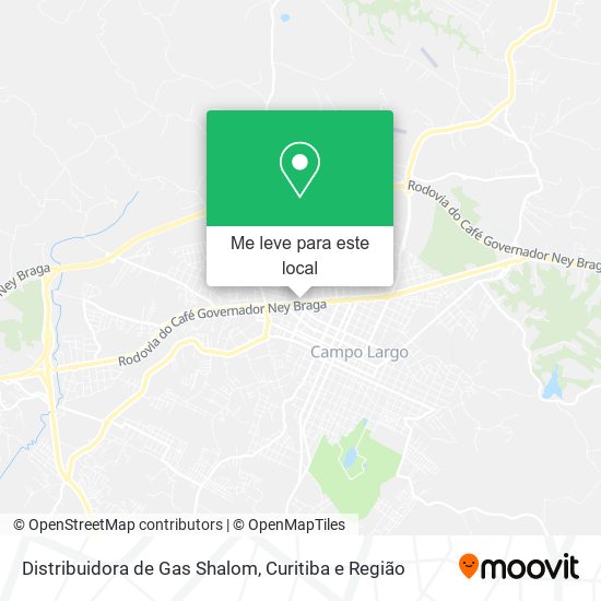 Distribuidora de Gas Shalom mapa