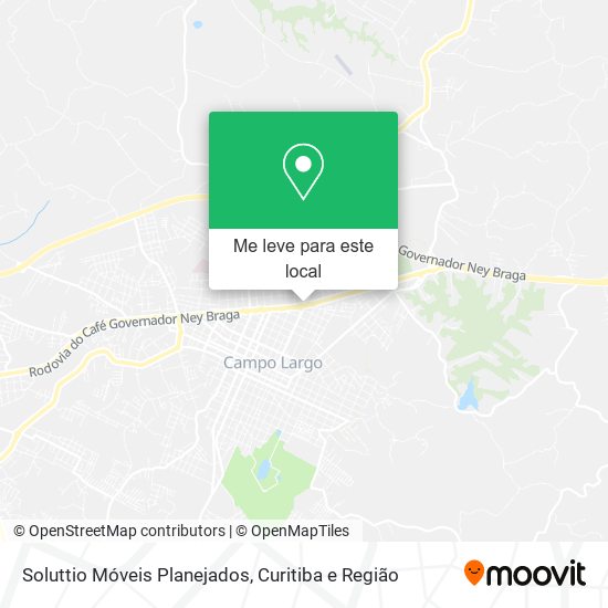 Soluttio Móveis Planejados mapa