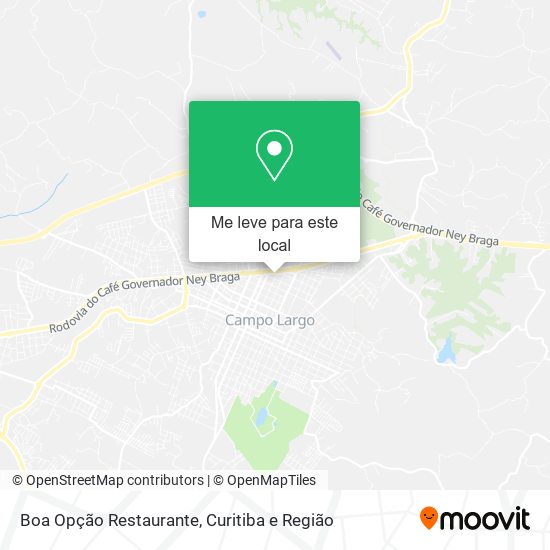 Boa Opção Restaurante mapa