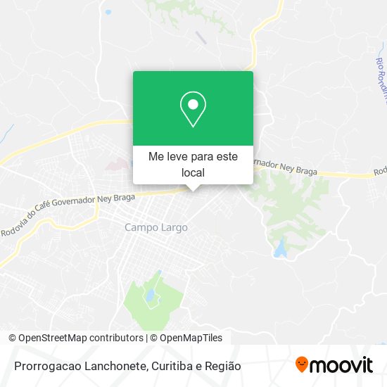 Prorrogacao Lanchonete mapa
