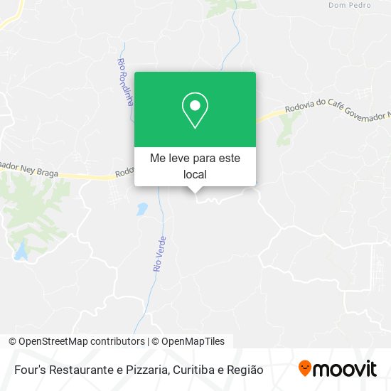 Four's Restaurante e Pizzaria mapa