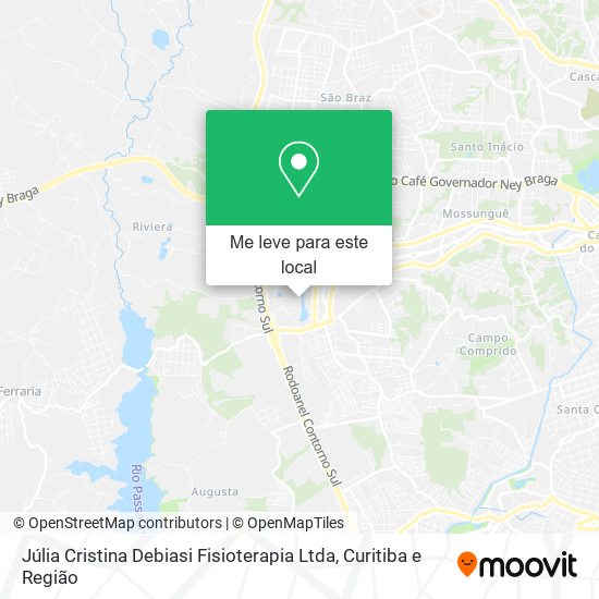 Júlia Cristina Debiasi Fisioterapia Ltda mapa