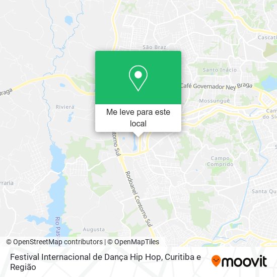 Festival Internacional de Dança Hip Hop mapa