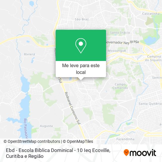 Ebd - Escola Bíblica Dominical - 10 Ieq Ecoville mapa