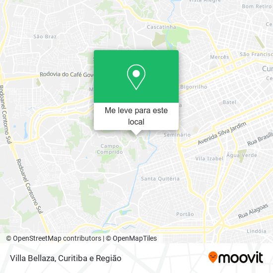 Villa Bellaza mapa