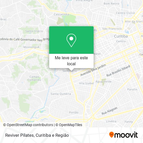 Reviver Pilates mapa