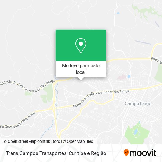 Trans Campos Transportes mapa