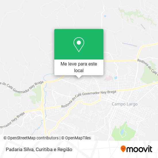 Padaria Silva mapa