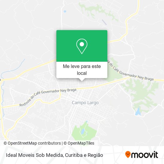 Ideal Moveis Sob Medida mapa