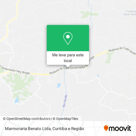 Marmoraria Benato Ltda mapa