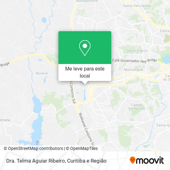 Dra. Telma Aguiar Ribeiro mapa