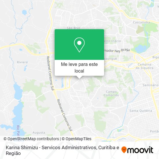 Karina Shimizu - Servicos Administrativos mapa