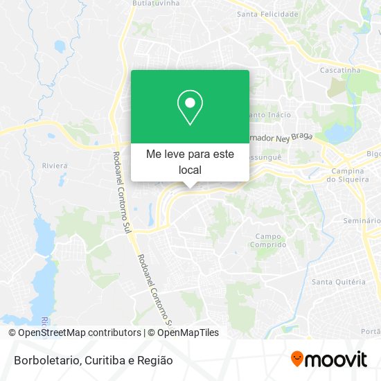 Borboletario mapa