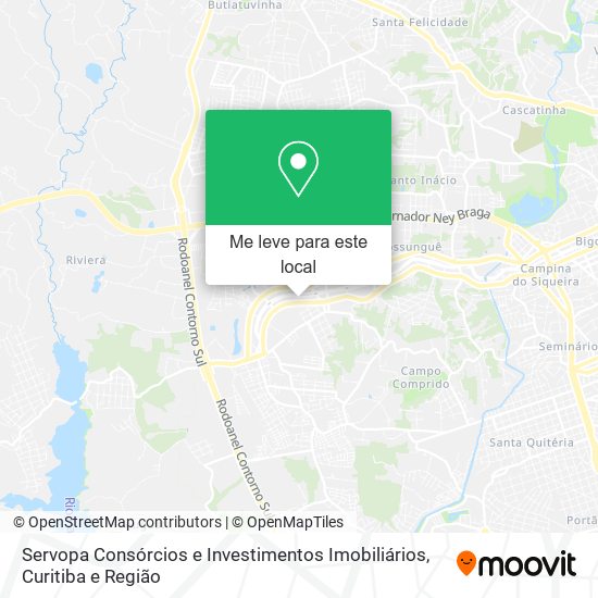 Servopa Consórcios e Investimentos Imobiliários mapa