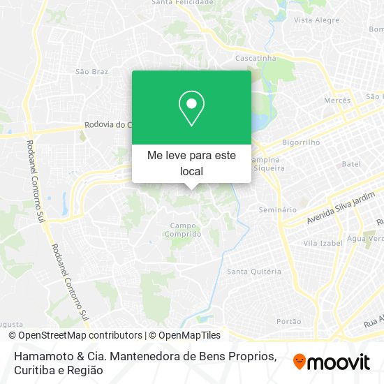 Hamamoto & Cia. Mantenedora de Bens Proprios mapa