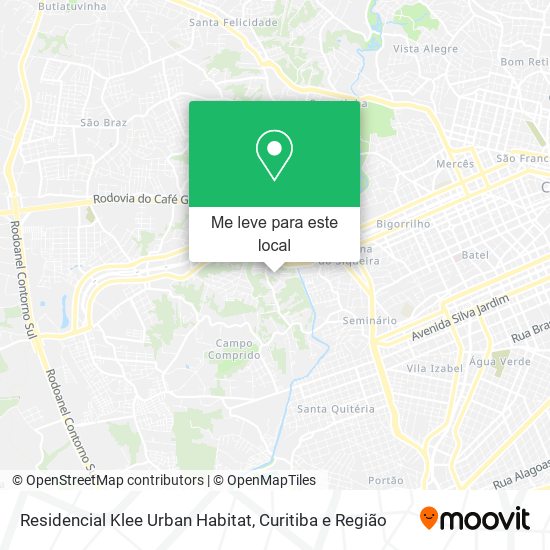 Residencial Klee Urban Habitat mapa