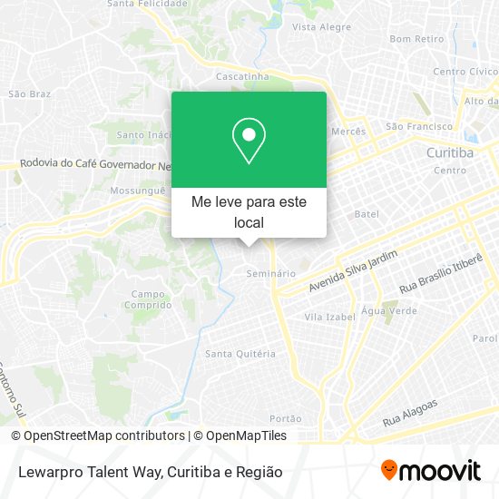 Lewarpro Talent Way mapa