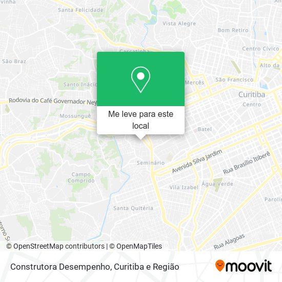 Construtora Desempenho mapa