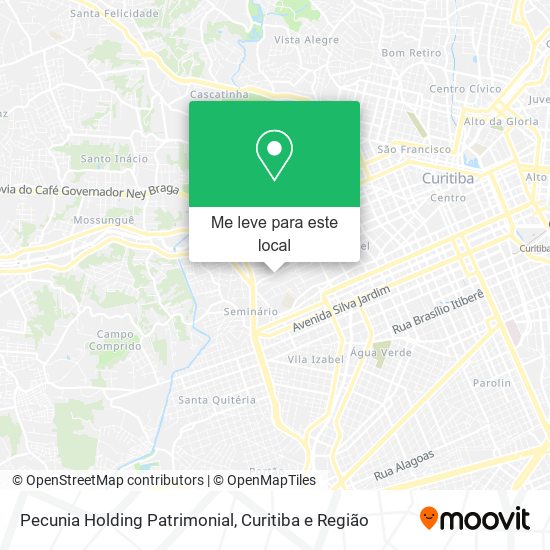 Pecunia Holding Patrimonial mapa