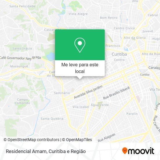 Residencial Amam mapa