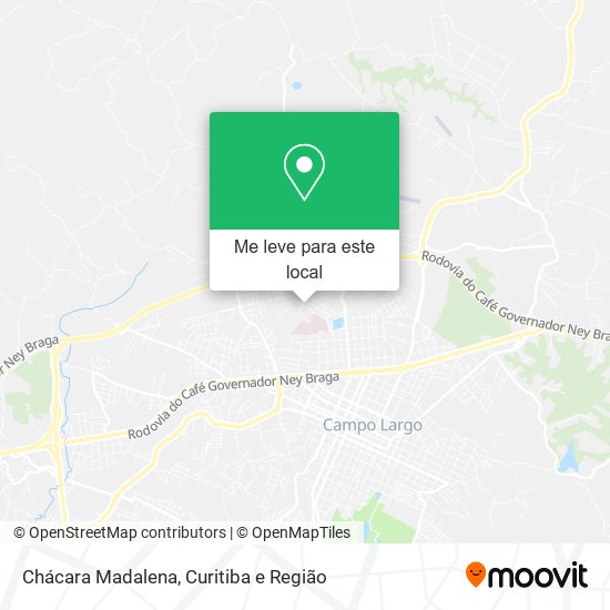 Chácara Madalena mapa