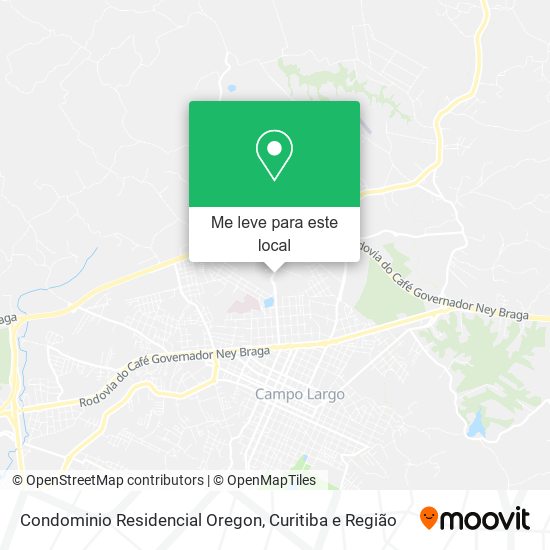 Condominio Residencial Oregon mapa