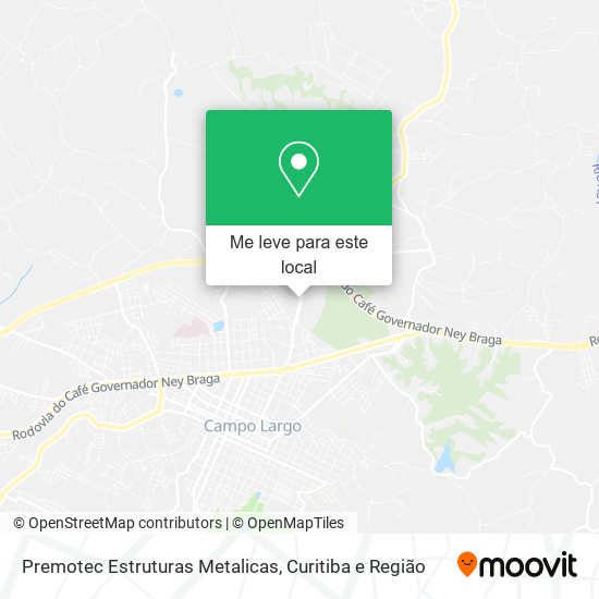 Premotec Estruturas Metalicas mapa