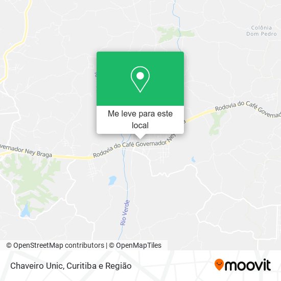 Chaveiro Unic mapa