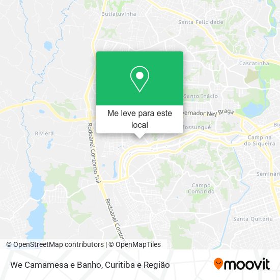 We Camamesa e Banho mapa