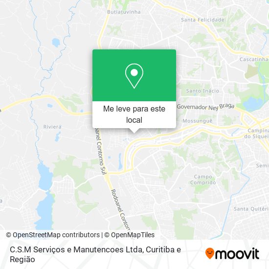 C.S.M Serviços e Manutencoes Ltda mapa