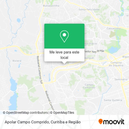 Apolar Campo Comprido mapa