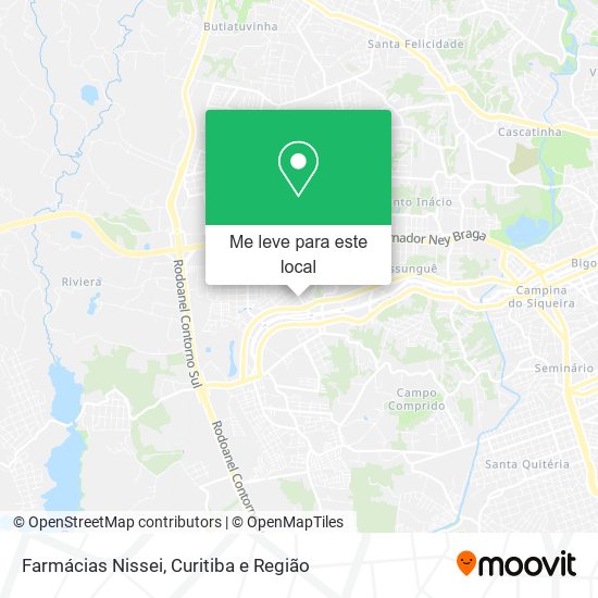 Farmácias Nissei mapa