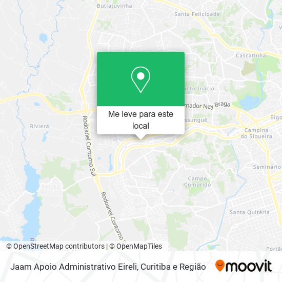 Jaam Apoio Administrativo Eireli mapa