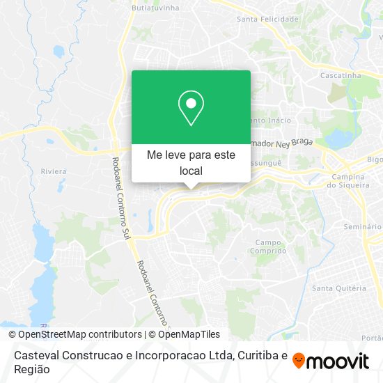 Casteval Construcao e Incorporacao Ltda mapa