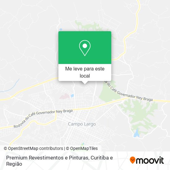 Premium Revestimentos e Pinturas mapa