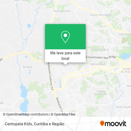 Centopeia Kids mapa