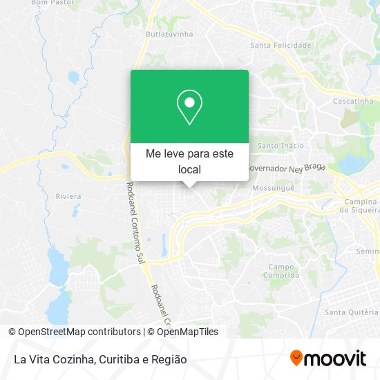 La Vita Cozinha mapa