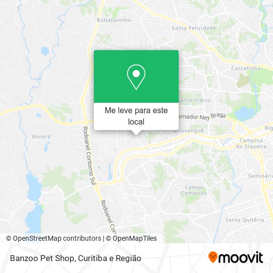 Banzoo Pet Shop mapa