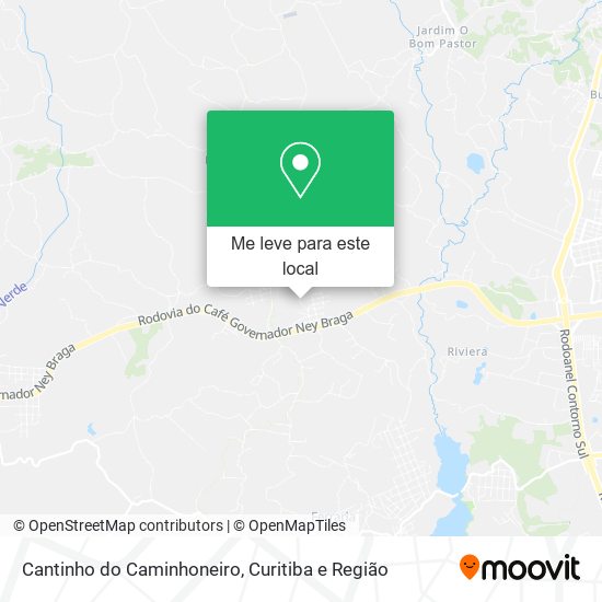 Cantinho do Caminhoneiro mapa
