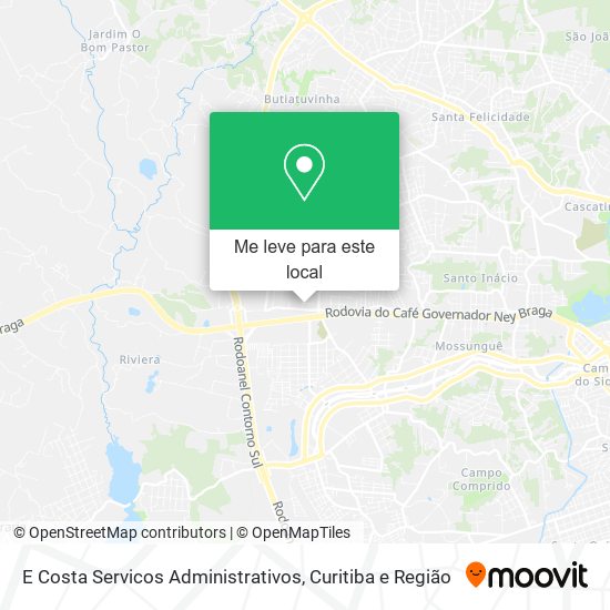 E Costa Servicos Administrativos mapa