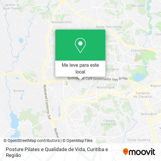 Posture Pilates e Qualidade de Vida mapa