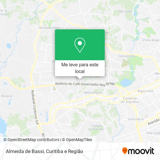 Almeida de Bassi mapa