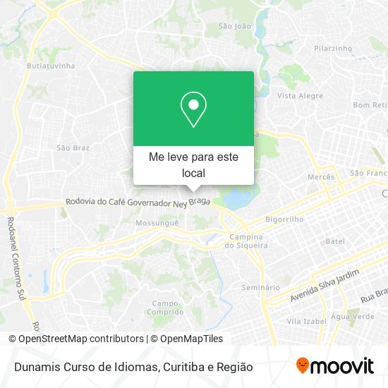 Dunamis Curso de Idiomas mapa