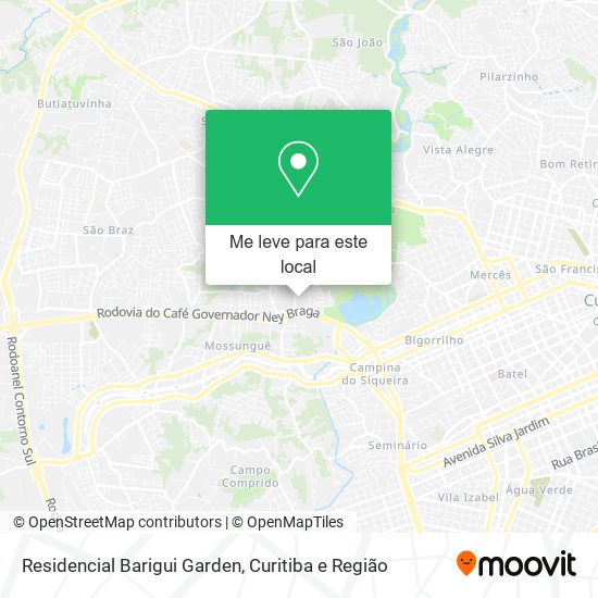 Residencial Barigui Garden mapa