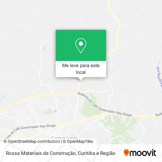 Rossa Materiais de Construção mapa