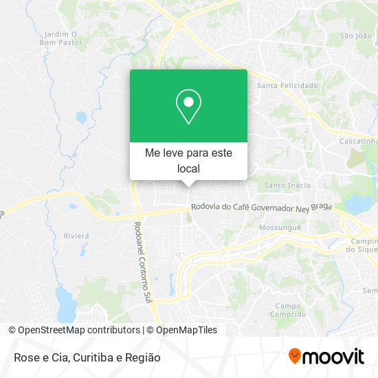 Rose e Cia mapa