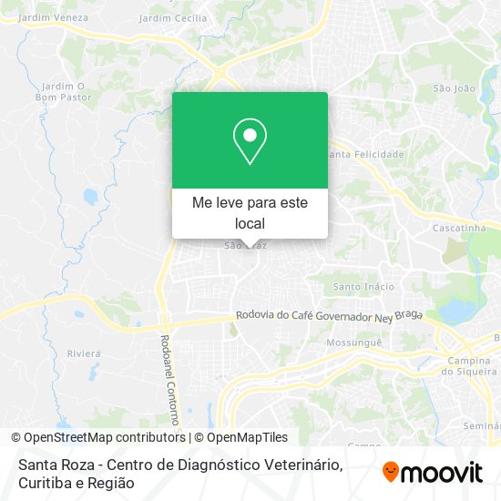 Santa Roza - Centro de Diagnóstico Veterinário mapa