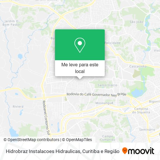 Hidrobraz Instalacoes Hidraulicas mapa