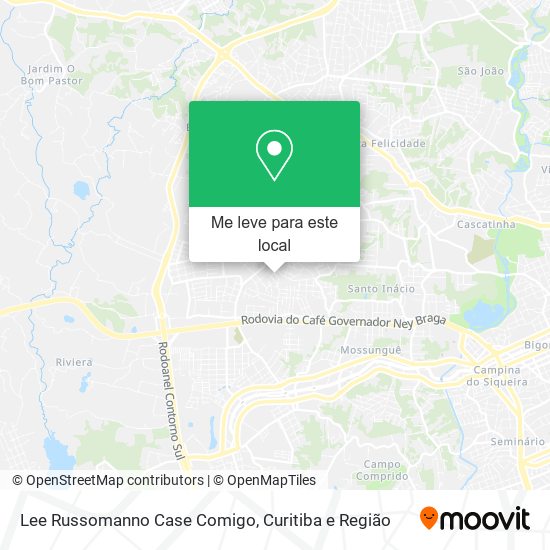 Lee Russomanno Case Comigo mapa